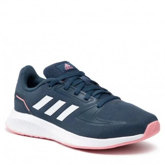 adidas | Shoes | Adidas Runfalcon 2 Kids Unisex Running Crew Navy Cloud  White Super Pop Shoes 7 | Poshmark